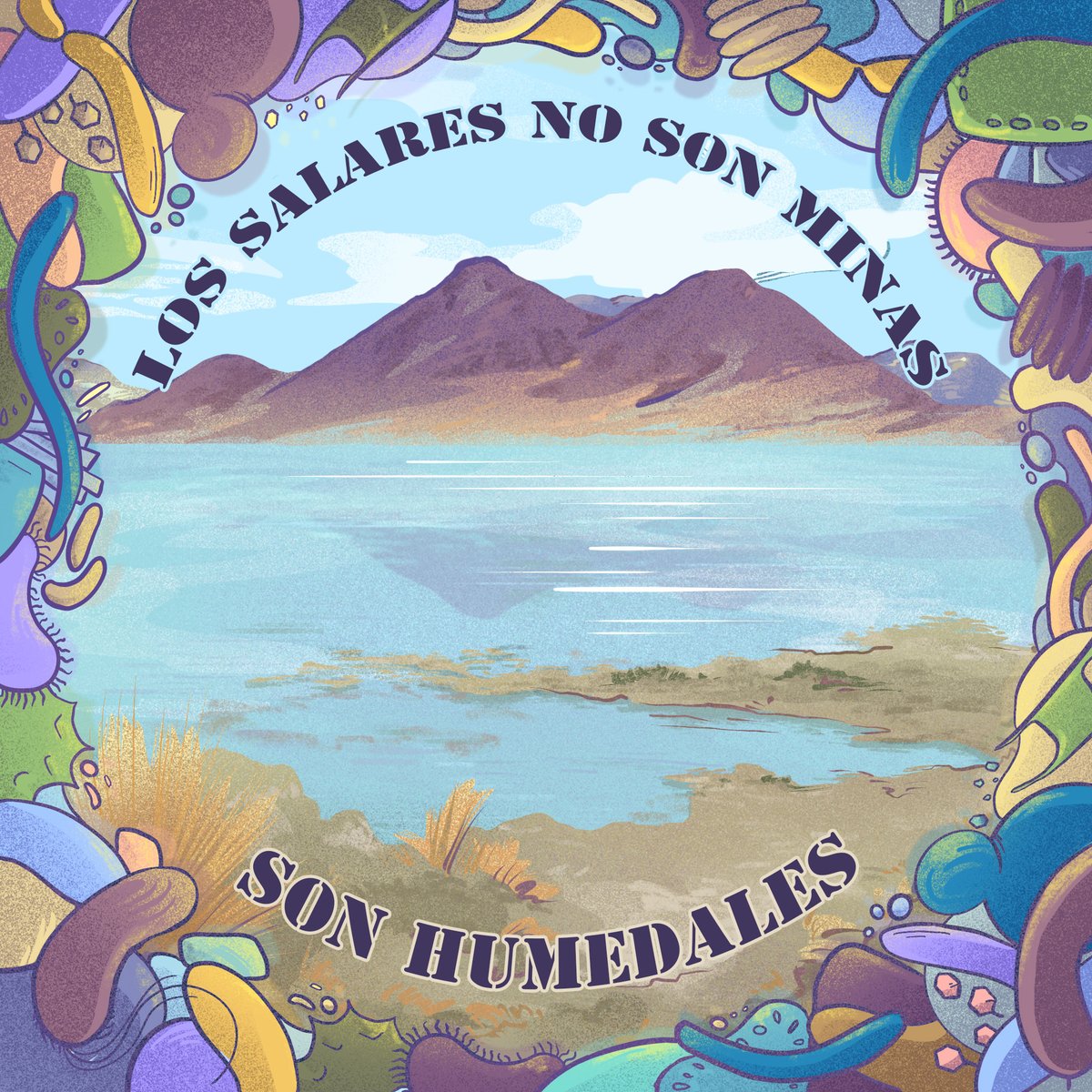 Los salares no son minas, son humedales 🦩🐟🦠🦆🌱 Son ecosistemas fragiles de alta biodiversidad que están en riesgo por la acción humana y crisis climática. 
#ProtejamosLosSalares
#AmorPorLosSalares
#DíaMundialDeLosHumedales 
Gracias <a href="/microbiale/">Ale Garin-Fernandez, PhD</a> 💟 por la bella ilustración 🖌