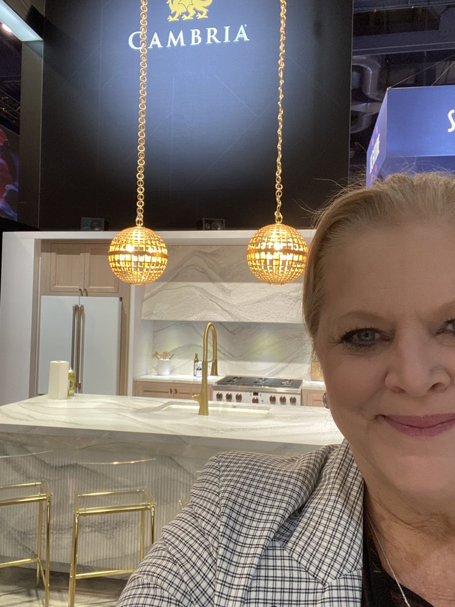 KJalivay's tweet photo. Last day at #KBIS23 this was the gem of the show our @CambriaSurfaces kitchen with our new design #harlow! https://t.co/LR04s7ANfh