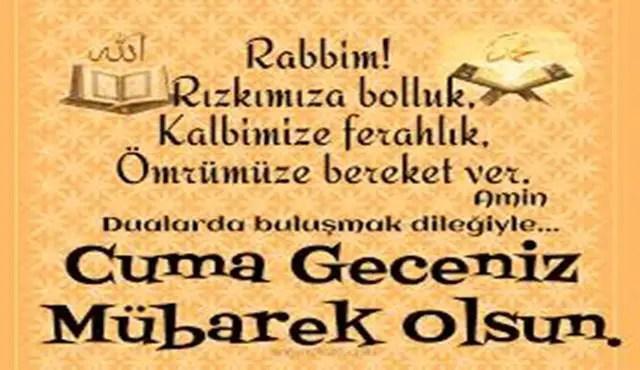 @ehlisunnetyolu_ @khan_pharmac @AK_Sevdali_AST @haldunfidan @senolravza @MikailKln1 @ab5RT @barak5834 @KaifDoan @dolunay571 @kuzey_ruzgarim @7987vildan @Osmanliparisde @sevguler @GizemZengin2014 @ihsn0696 @soylusariye @mjgndlbr @ate52 @AhmetErva5 @BulutBey79 @sahinyavuz78 Müslüman Müslümanın cumasini persembeden kutlarmis Cuma Gecemiz Mübarek olsun inşallah