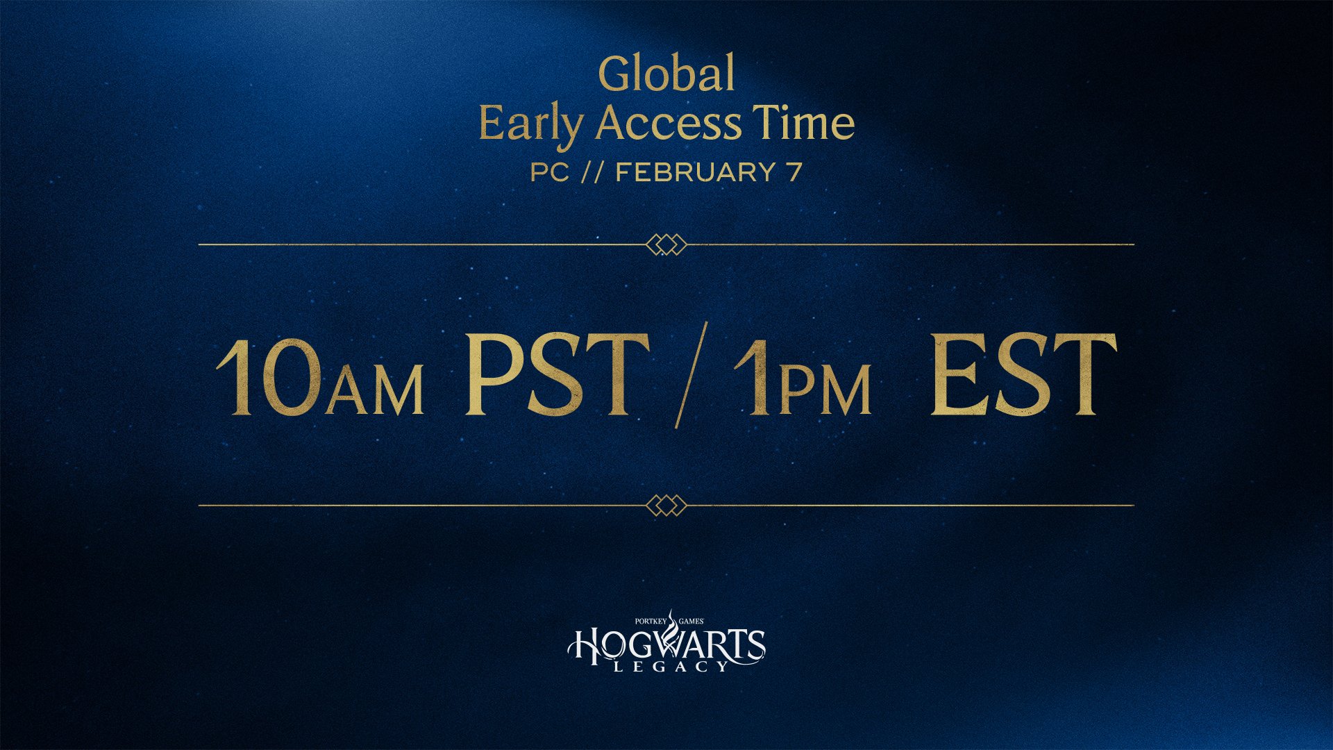 Hogwarts Legacy PC release time