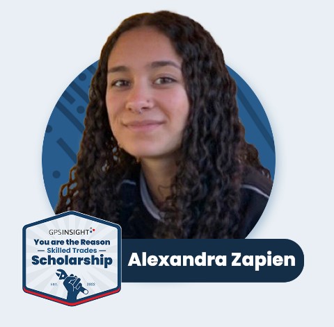 gpsinsight's tweet photo. Congrats to Alexandra Zapien, our honorable mention $500 #GPSInsight 'You are the Reason' #SkilledTrades scholarship winner! "I am so excited to pursue welding and be a woman in the trades.” Nominated by Alvah Group Inc.
https://t.co/ZV1GVEUCpU https://t.co/qLUQxKk7KO