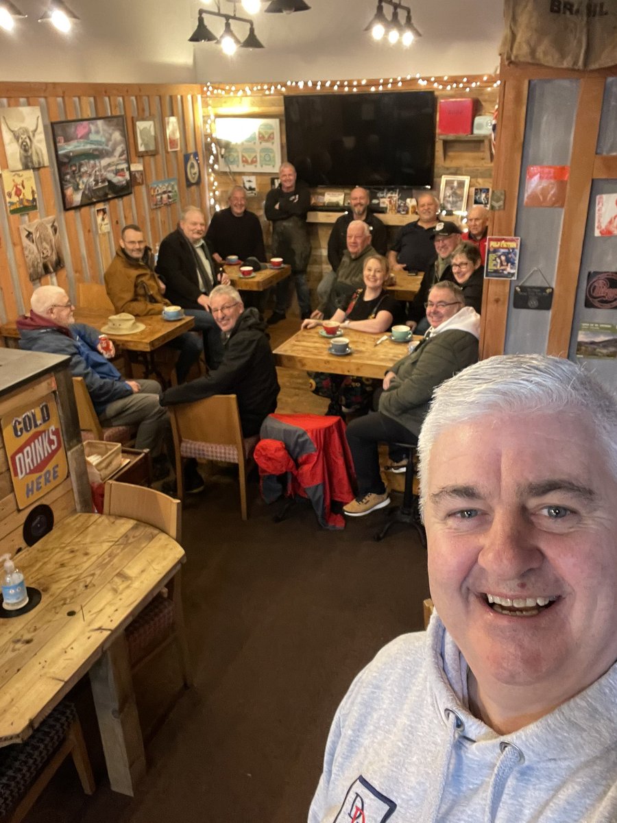Great coffee morning today with the Ammanford veterans. Plenty of banter and some really good dits!!!! <a href="/WelshMatelot/">Robert ‘Taff’ Govier MBE</a> <a href="/hasbeanz1/">hasbeanz</a> #veterans #mentalhealth