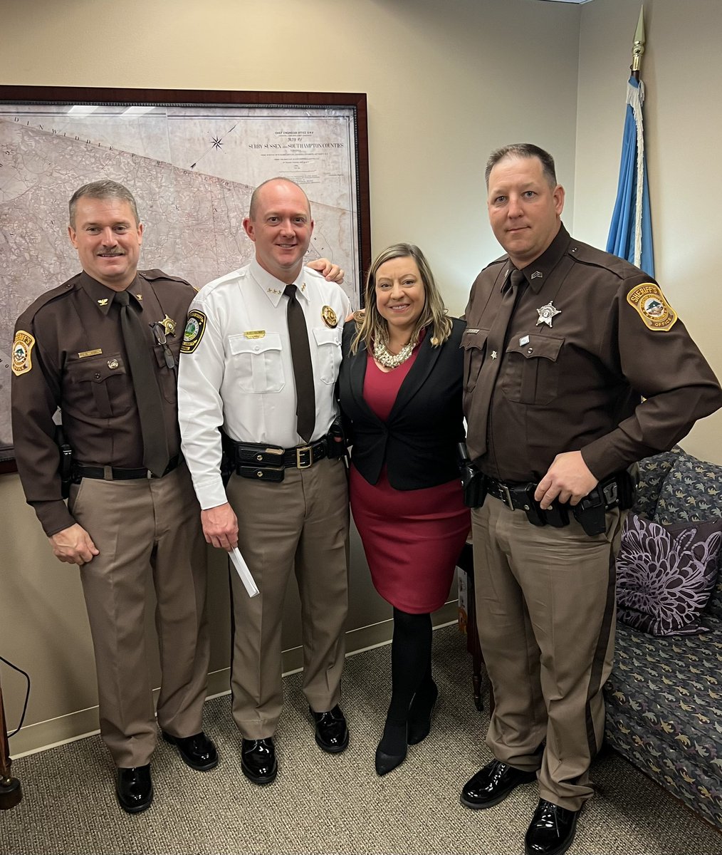 Members of the Virginia Law Enforcement Sheriffs met with legislators yesterday seeking support for a budget amendment that will provide a 10% salary increase for law enforcement Deputies. We must increase pay to recruit and retain the best officers Virginia has to offer!