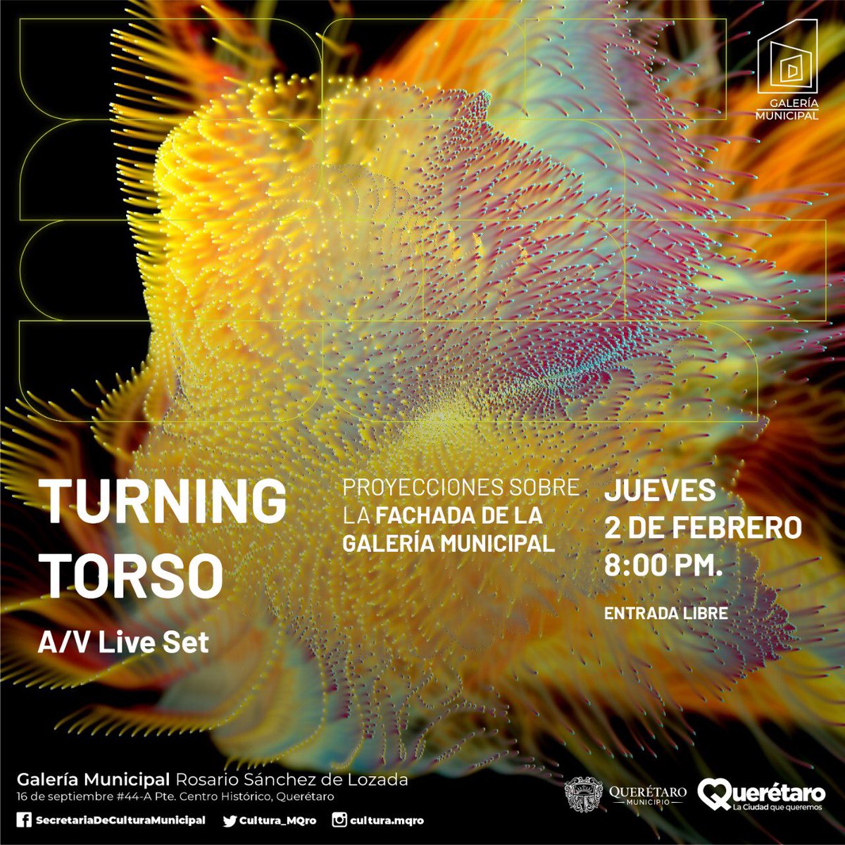 Hoy Turning Torso en la Galería Municipal Rosario Sánchez de Lozada