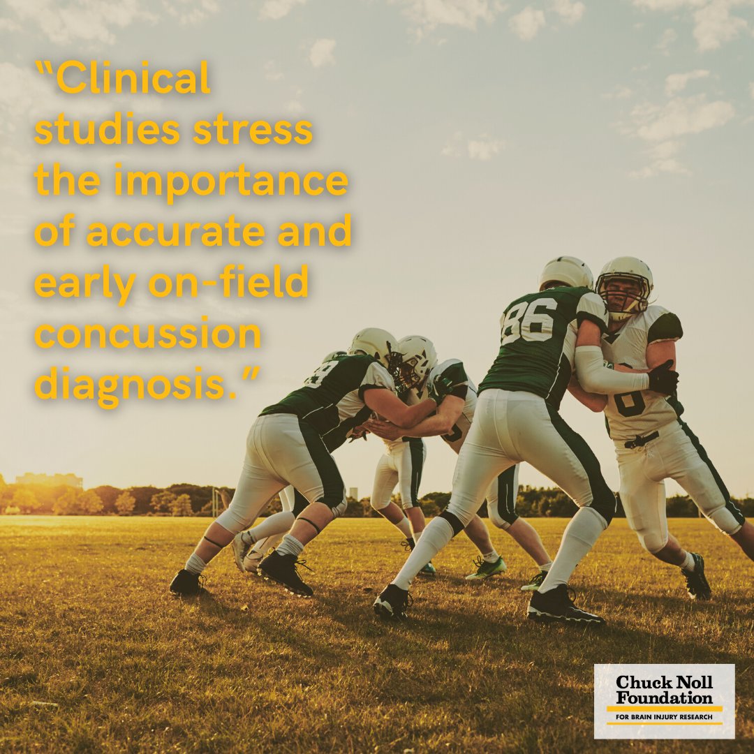 “Clinical studies stress the importance of accurate and early on-field concussion diagnosis.” 🧠

The earlier the athlete is removed from play, the better the outcome. 🏉

#braininjuryresearch #concussionsafety #chucknollfoundation
