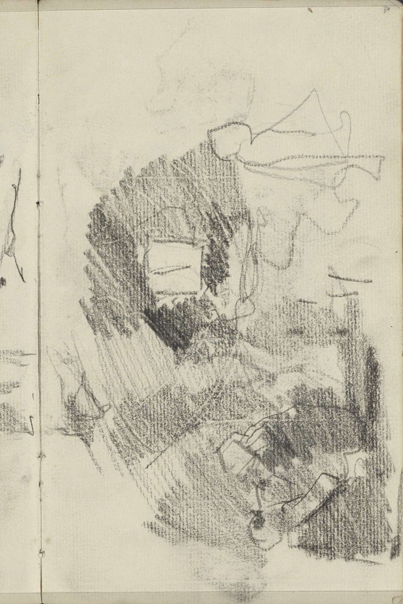 This artwork is an instance of 41A3, which is used to catalogue depictions of "parts (of house or building)".