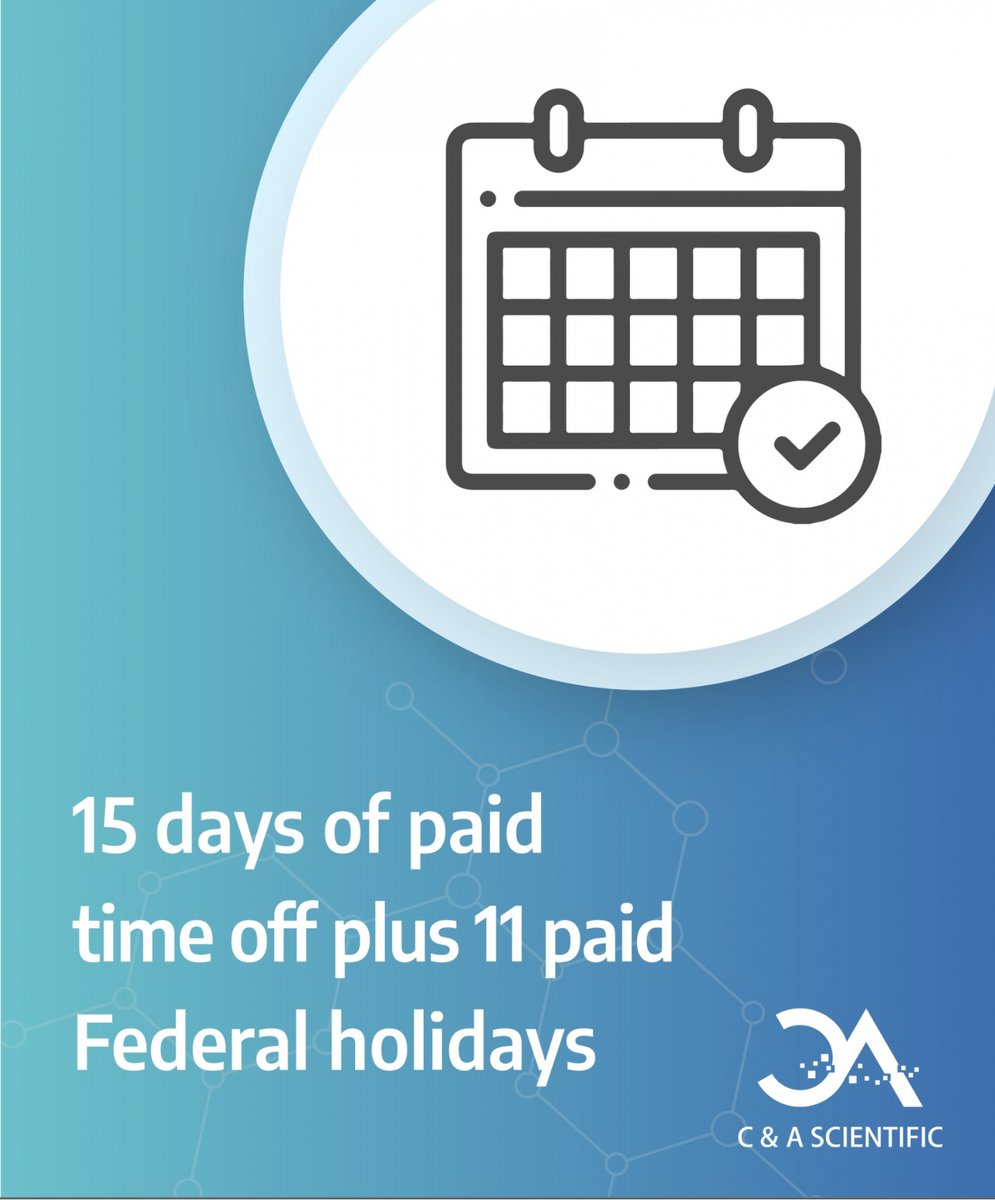 cnascientific's tweet photo. We’re #Hiring!

#CNAScientific is happy to provide:
⭐Flexible Schedule and Work Environment
⭐Medical, Vision, and Dental Insurance
⭐ P.T.O and Paid Federal Holidays
⭐12 Weeks of Paid Parental Leave

Join our team today! https://t.co/IcMysnADlK

#OpenPositions #Career #CNA https://t.co/j3S5RWAZab