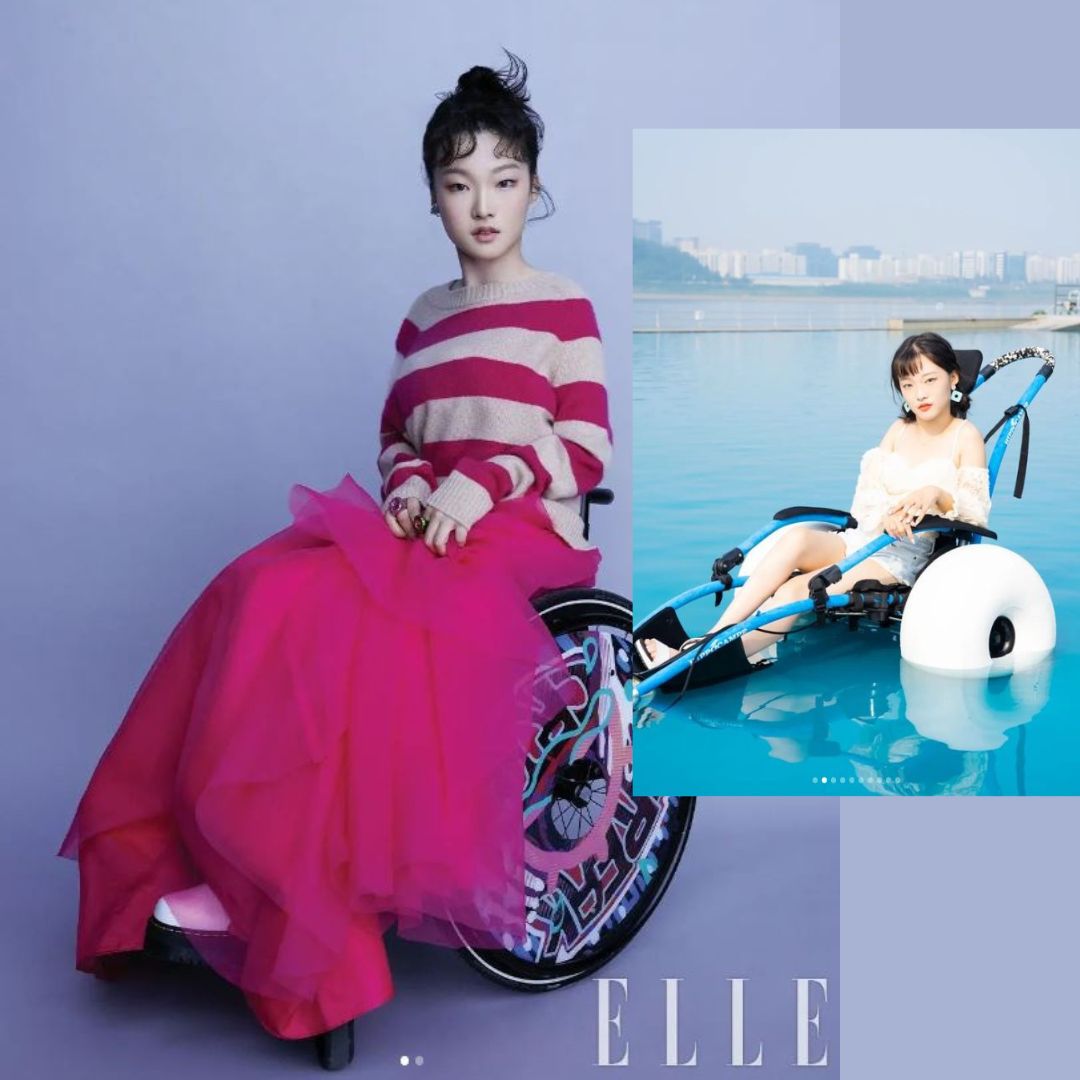 SPINALpedia on Twitter "Jiwoo Kim, a wheelchair model and advocate