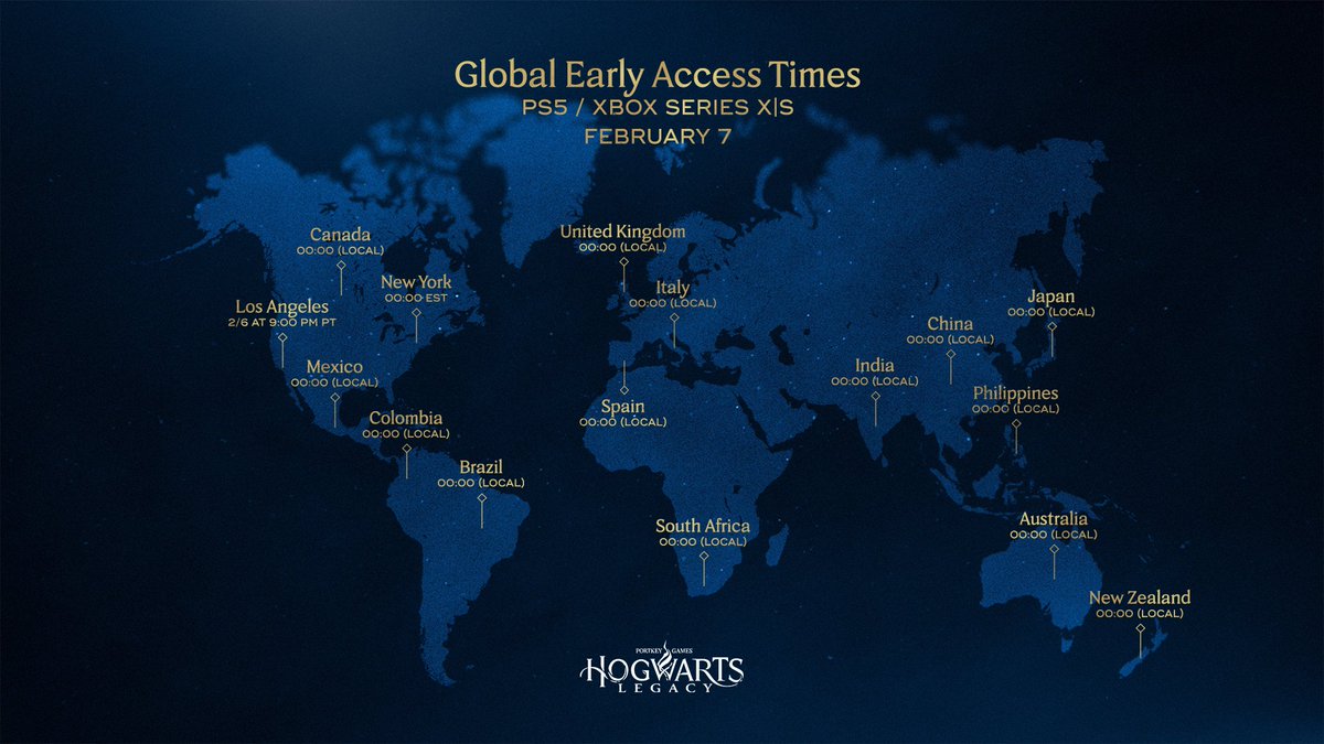 Hogwarts Legacy on X: The 72 Hour Early Access period for #HogwartsLegacy  on console will begin on February 7th, 2023 at midnight in your region.   / X
