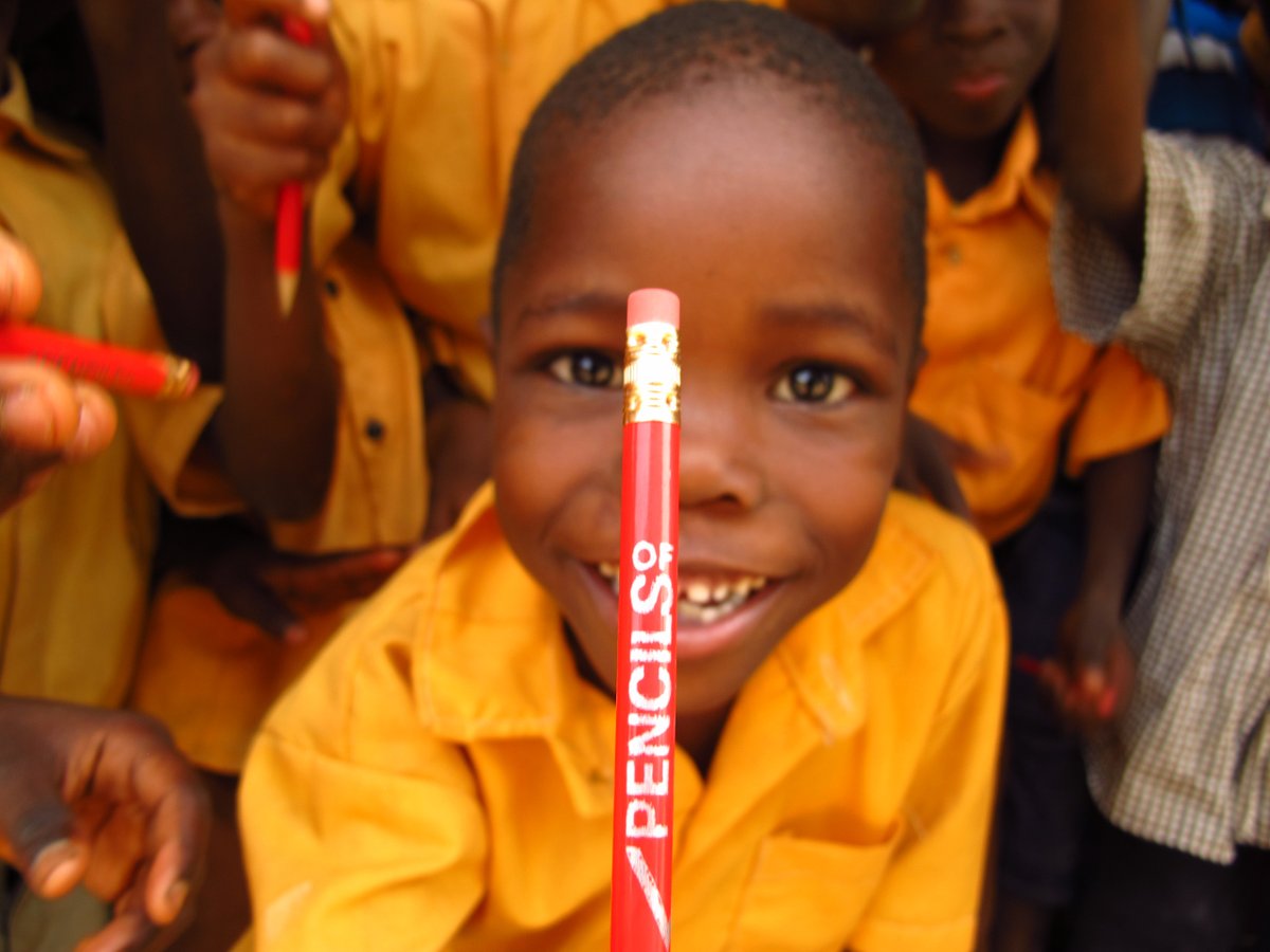 'A pencil is a tool that, if utilized, can capture the deepest, most creative thoughts, dreams and talents of the person holding it. It connects what lives inside of us to the outside world. ' PoP CEO Kailee Scales @KaileeScales #pencilsofpromise