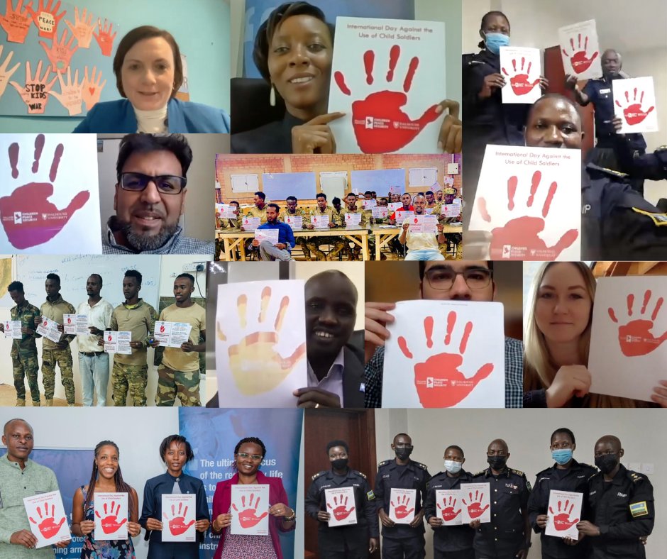 February 12 is #RedHandDay. Stay tuned over the next 10 days as we share highlights of this important initiative and ways you can #RasieYourRed to help end the practice of children being recruited and used as soldiers. #DallaireInstitute #ChildrenPeaceSecurity