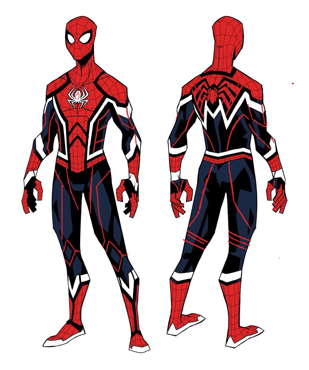 RT @Vaughanilla_: New suit coming. My idea for it was “what if my Spider-Man was in the MCU?” https://t.co/Q6ZL93u0nV