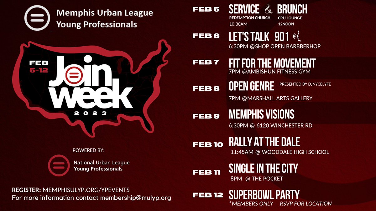 Mem_ULYP's tweet image. No better time than NOW to Join The Movement! 

#MULYP #MemphisUrbanLeague 
#OneMissionOneMovement
#JoinNULYP23 #Calledtoserve #Empoweredtolead 
#JoinTheMovement
#EmpoweredYP #BeTheMovement #nulyp