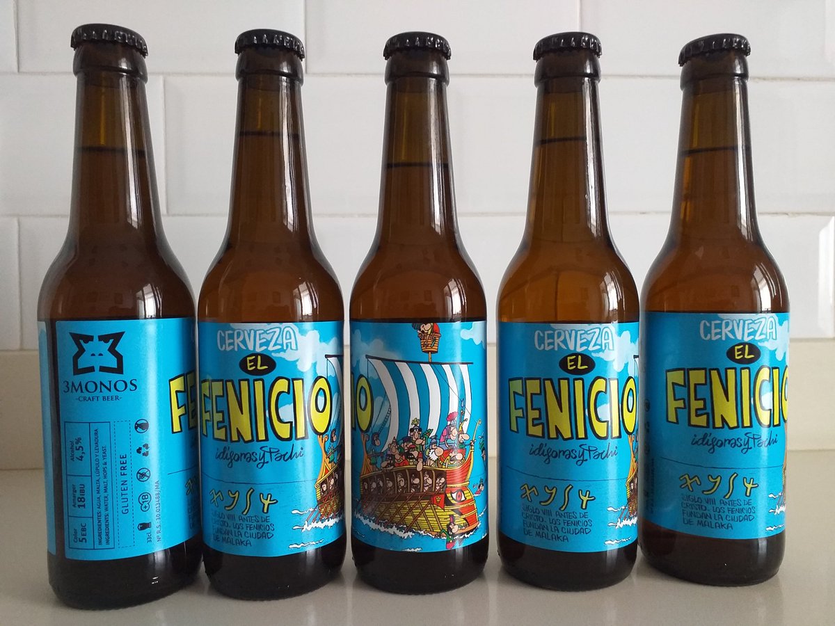 ¿Quieres llevarte una cerveza El Fenicio de <a href="/3MonosCraftBeer/">3Monos Craft Beer</a>? Los 10 primeros en llegar a las firmas de <a href="/A_idigoras/">Angel Idígoras</a> y <a href="/Pachi_Idigoras/">Pachi Idígoras</a> este sábado en <a href="/comicstores/">Comic Stores</a> Soho Málaga a las 18:00 h. se llevan una. La única condición es que lleves uno de los cómics de este dúo fantástico.