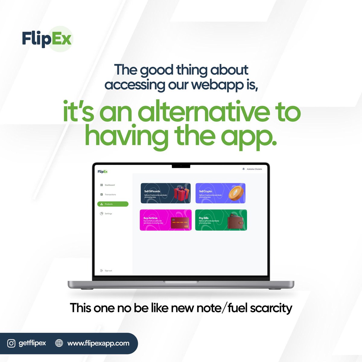 getflipexapp's tweet photo. Have you ever wondered why companies have web apps regardless of having an app?
Among the many reasons this is one of ours.
:
Join our twitter space tomorrow by 7:00pm.
#MAFS #thursdaymorning #WinwithFlipEx https://t.co/vctom1e9Fy