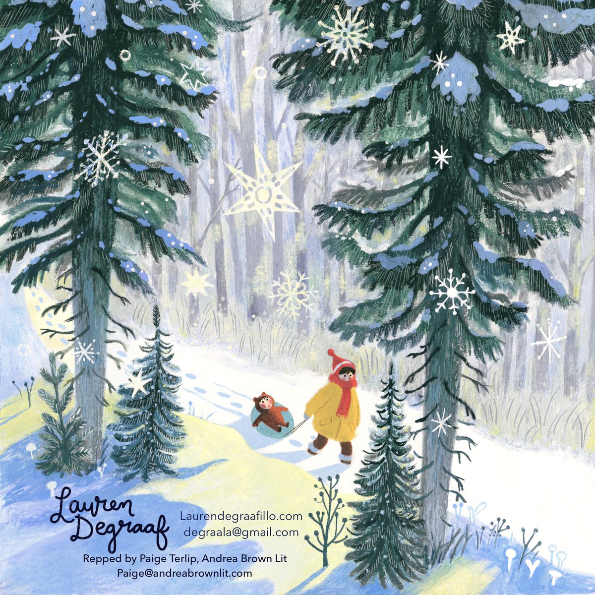 Hello again #KidLitArtPostcard !!
I’m available for board books, picture books and MG
laurendegraafillo.com