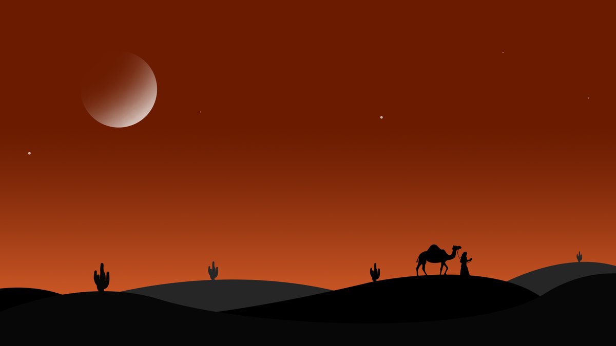 ItsBrxte's tweet image. Lost in the deserts 🌙🐫

PC Wallpaper design
DM for HD download!
Support appreciated!