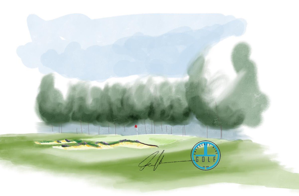 Same concept different rendering styles. 

#golfrendering #golfdrawing #golfdesign #colorvsblackandwhite #dontdesigngolfwithoutus #generalmanagers #golfbusiness #gcsaa