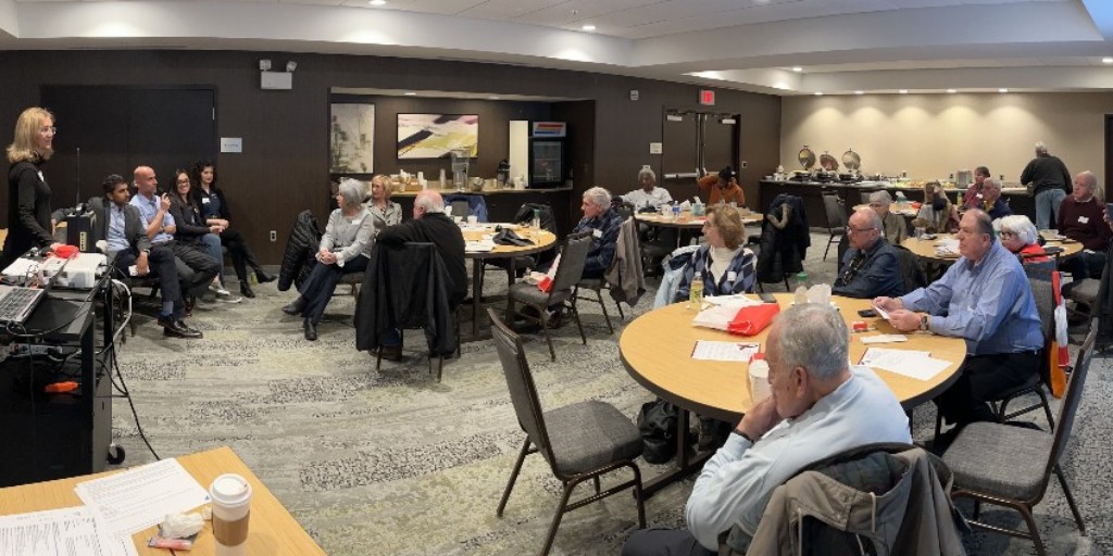In partnership with Atos Medical, a few of our head and neck surgeons and speech-language pathologists presented "Getting Back to Life," a community educational event discussing #laryngectomy care. <a href="/NGoyalMD/">Neerav Goyal</a> <a href="/PennStHershey/">Penn State Health</a>