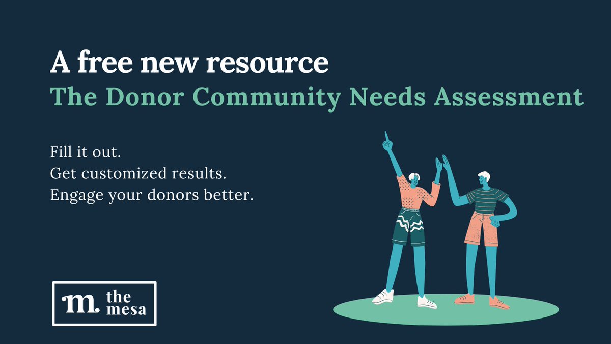 #nonprofits & #donornetworks: are you curious about how you can better build & engage a thriving #donorcommunity? We want to help! Complete this free assessment to receive a bespoke report w/ strategies & an action plan for long-term success 😉

forms.gle/zxRrCqm7GRVMb5…