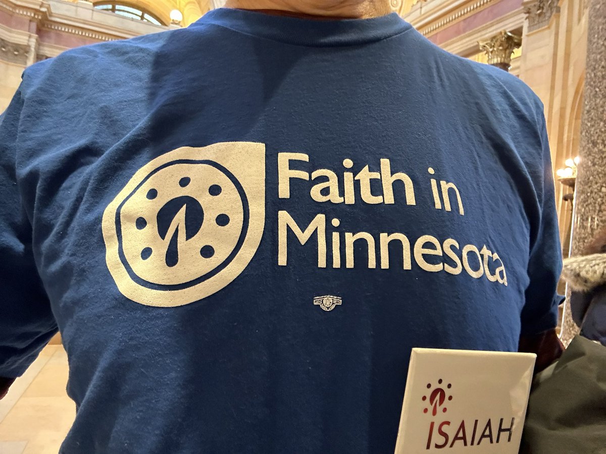 I got the memo: to act on my faith, to protect our climate, to share a clean state with those who are oppressed. I showed up, with dozens of my @ISAIAHMN peeps who also got the memo, to support #100PercentMN.