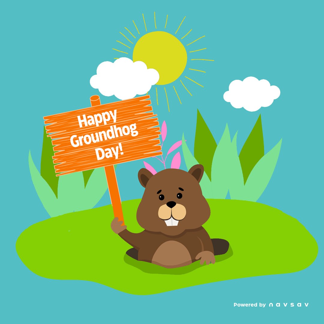 TweetAtlantic's tweet image. Happy Groundhog Day- spring is just around the corner! ☀️