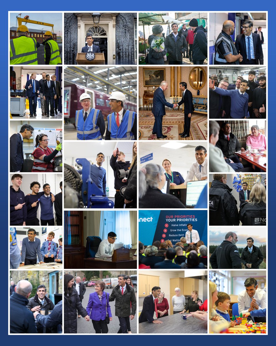 100 days as Prime Minister. 100 days delivering on your priorities:

👉 Halving inflation
👉 Growing the economy
👉 Reducing debt
👉 Cutting waiting lists
👉 Stopping the boats

<a href="/RishiSunak/">Rishi Sunak</a>'s work continues to deliver on the people's priorities.