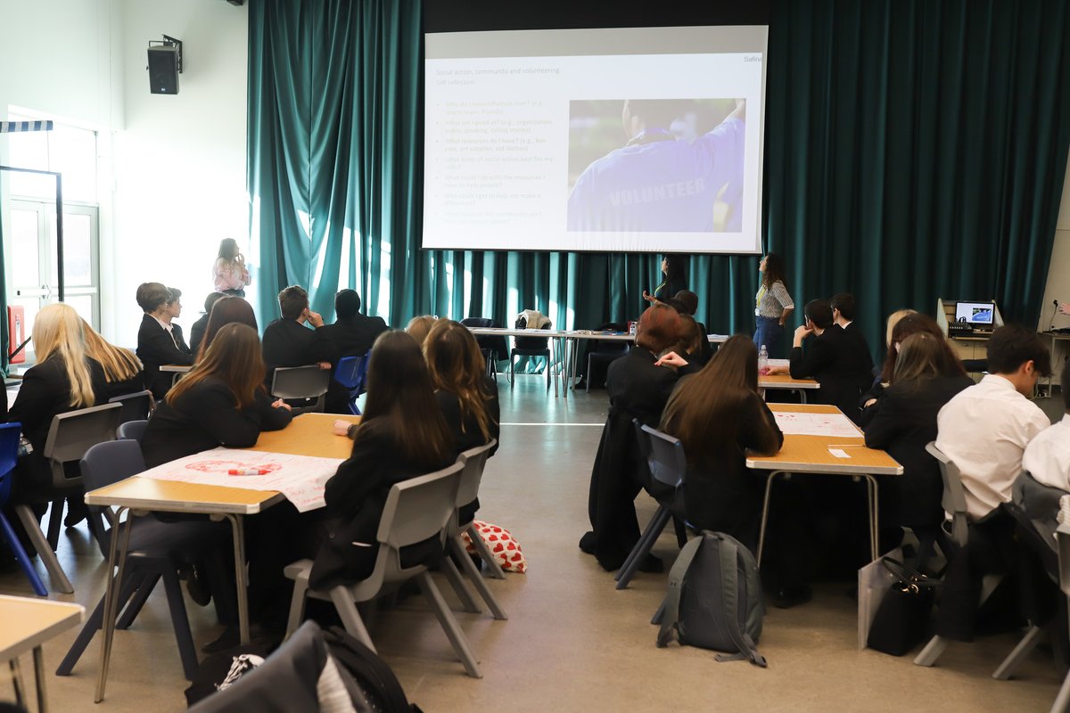 asachelt's tweet photo. Thank you to our wonderful friends at @DeloitteUK for delivering an inspiring Social Action Workshop to some of our Year 10 students, we are looking forward to welcoming you back to meet the rest of Year 10. ☺️
#Careers #ASAChelt #CareersWorkshop #SocialAction https://t.co/xT38OmkcXr