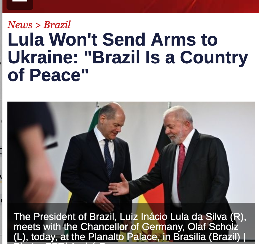 AlanRMacLeod's tweet photo. There's probably a big red siren going off somewhere at CIA headquarters right now. 🇧🇷 https://t.co/nbIYn30bKl