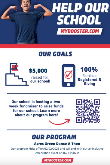 DANCE-A-THON
Help our school raise $5,000 for transportation costs for field trips.
Our program begins on 02/02/2023 and will culminate in our Acres Green Dance-A-Thon on 02/13/2023
Let's get geared up for a fun fundraiser!