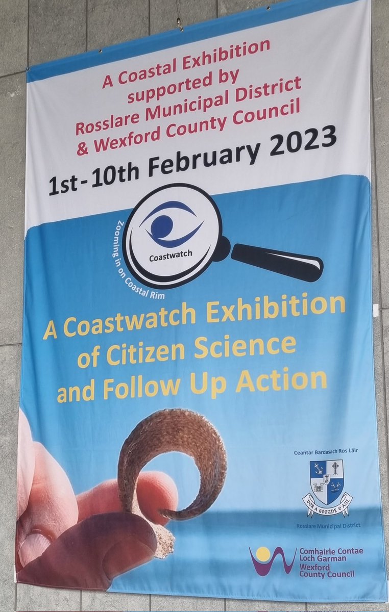 agtise's tweet photo. @coastwatch_ire exhibition opening in Wexford to celebrate #WorldWetlandsDay #GenerationRestoration #ForWetlands @RamsarConv https://t.co/YgKNXZBykz