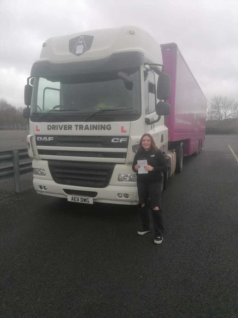 Congratulations Tiana for adding your C+E licence to your bus licence. Good luck with the bike test for the full set. 
ift.tt/i1KAPuS
#drivertraining #LGV #lgvtraining