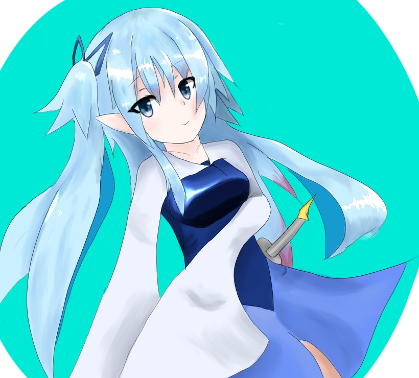 うちの子月女神イリスを描きました。
私が一番最初に作り出したオリジナルキャラクターで、レヴェリーヴァイスの大元はこの人です。

比較用にイラスト描き始めた初期バージョンも置いておきます… 