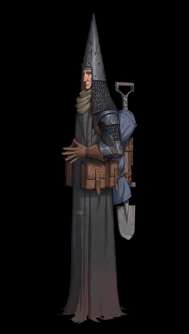 Also here are the two (three?) characters isolated. I still feel that they might be stronger individually as concepts, due to the strong shapes, but I wanted them together. 