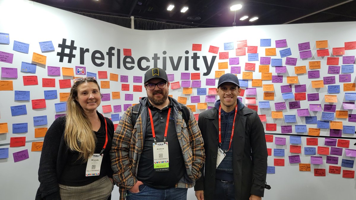 Our department has been busy taking in lots of information at #TCEA23!
Should be a great couple weeks ahead as we practice #reflectivity!