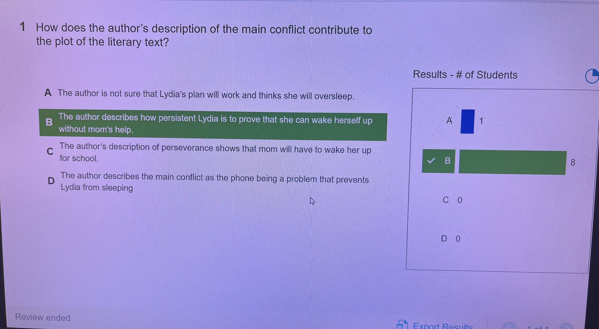 Griseg30's tweet photo. “This is awesome!” 5th graders were excited today after they accessed and annotated the text digitally and saw their scores. Can’t wait to try it with PM group! 😃 #allstudentscanlearn @LumioSocial https://t.co/nBSq8Q5EzP