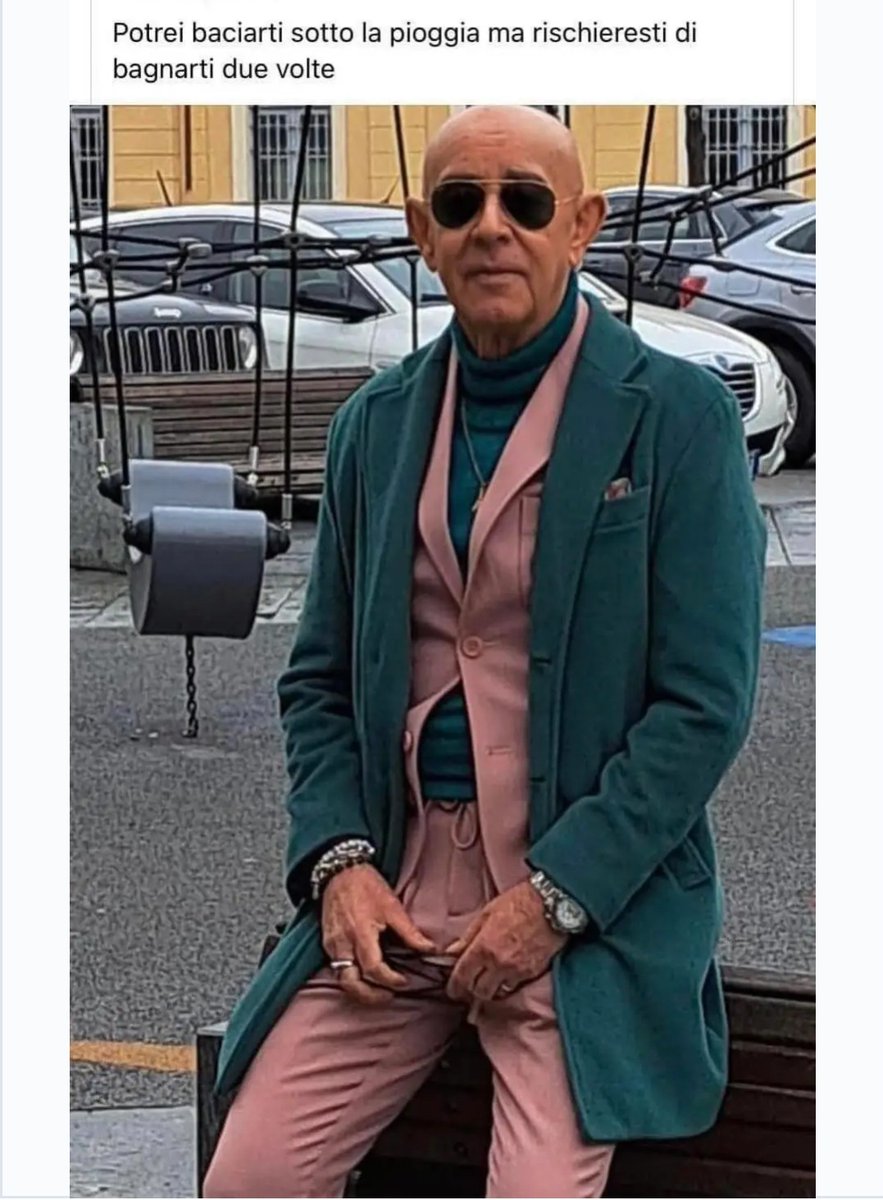 t_permission's tweet photo. Non esistono più i Latin lover di una volta.
Un uomo d'altri tempi.
🤣🤣🤣🤣🤣🤣🤣🤣🤣🤣 https://t.co/Nqol4iRQ6L