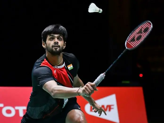 Sai Praneeth advances into QF of #ThailandMasters2023 with 24-22, 7-21, 22-20 win over WR 65 Korean shuttler in 2nd round. 
🏸 Sai is the last Indian standing in the tournament.