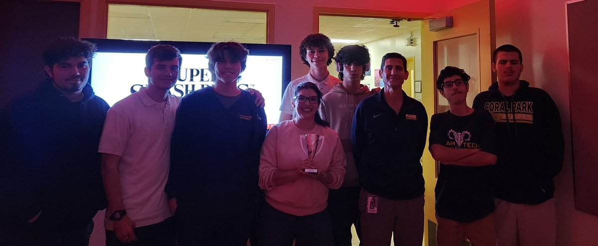 ramtechgaming's tweet photo. Our Smash Bros. team, Blue, placed 2nd in the Fall season for the Vanta League. Please join us in congratulating them! ๐๐ฎ๐๐
#ramtechgaming #esports #gaming #gamedev #miamicoralpark #leagueoflegends #smashbros #rocketleague #steamCTE
@MDCPSCentral
@MDCPSSTEAM
@CoralParkRams https://t.co/WhkI47LqXm