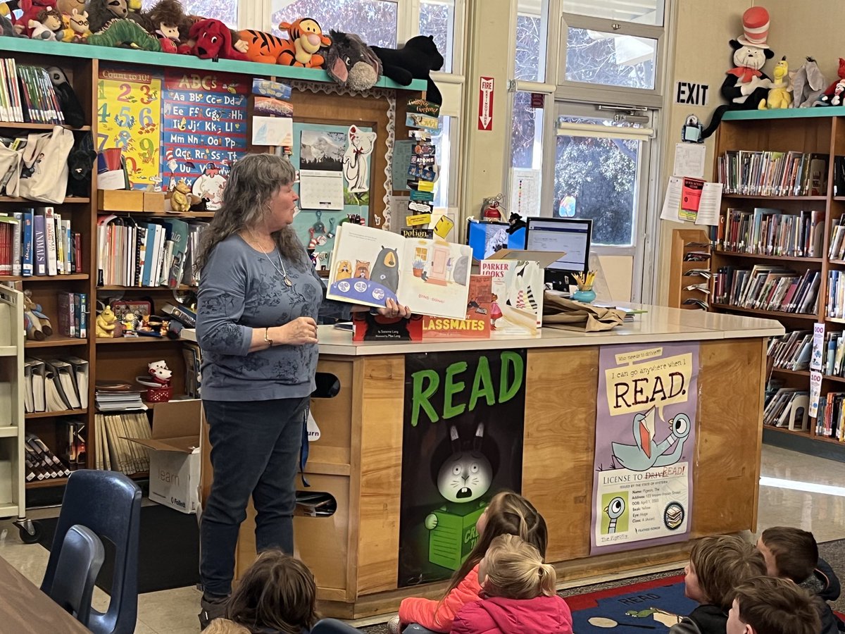 Enjoying library time #Parktastic #ParkviewSTEM