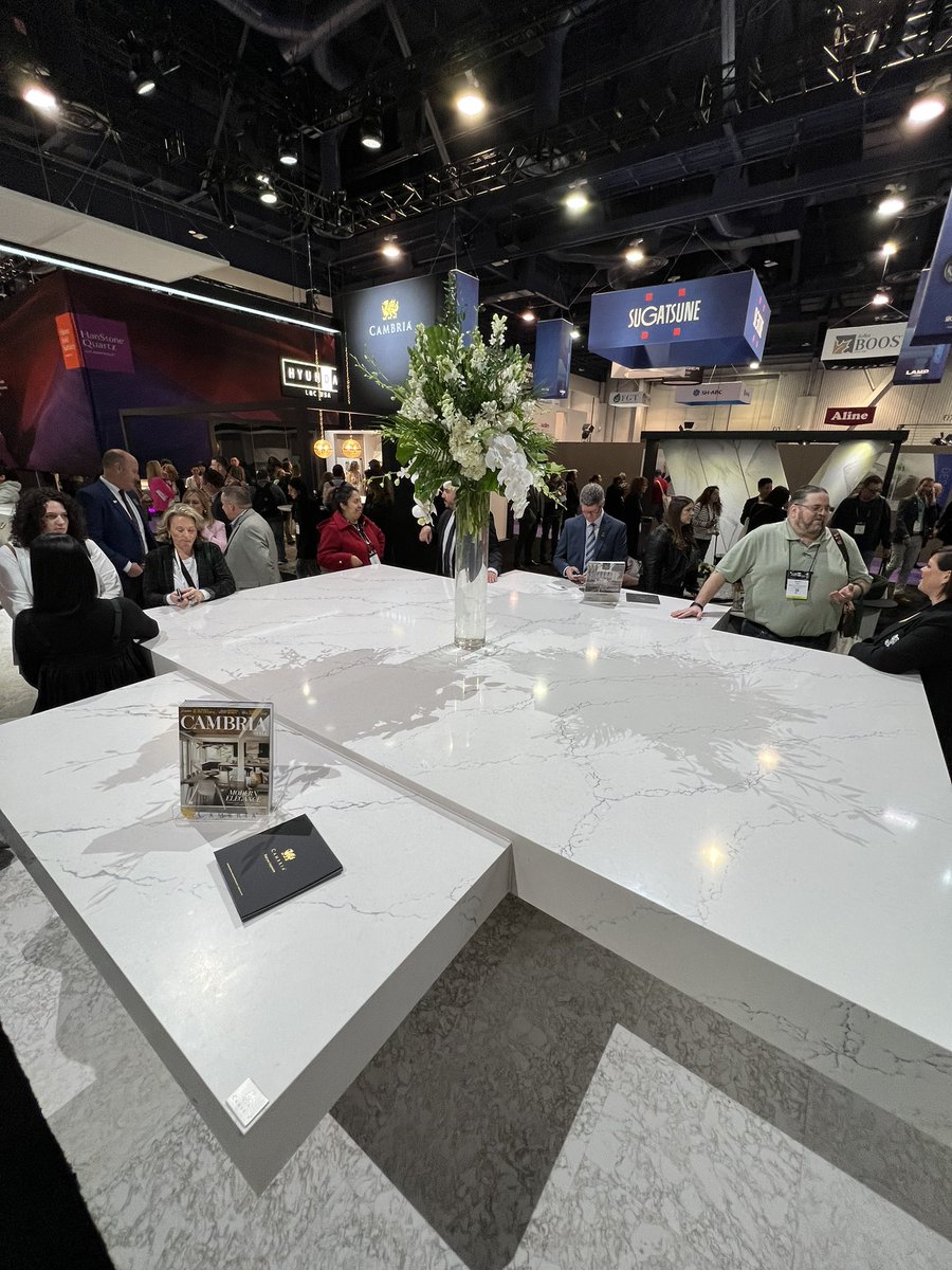 KBIS's tweet photo. Grab a seat, there’s enough space for everyone. 🙌🏻

Visit the @CambriaSurfaces booth #N1039 and see these larger-than-life surfaces at #KBIS2023! https://t.co/79OkPHYiPj