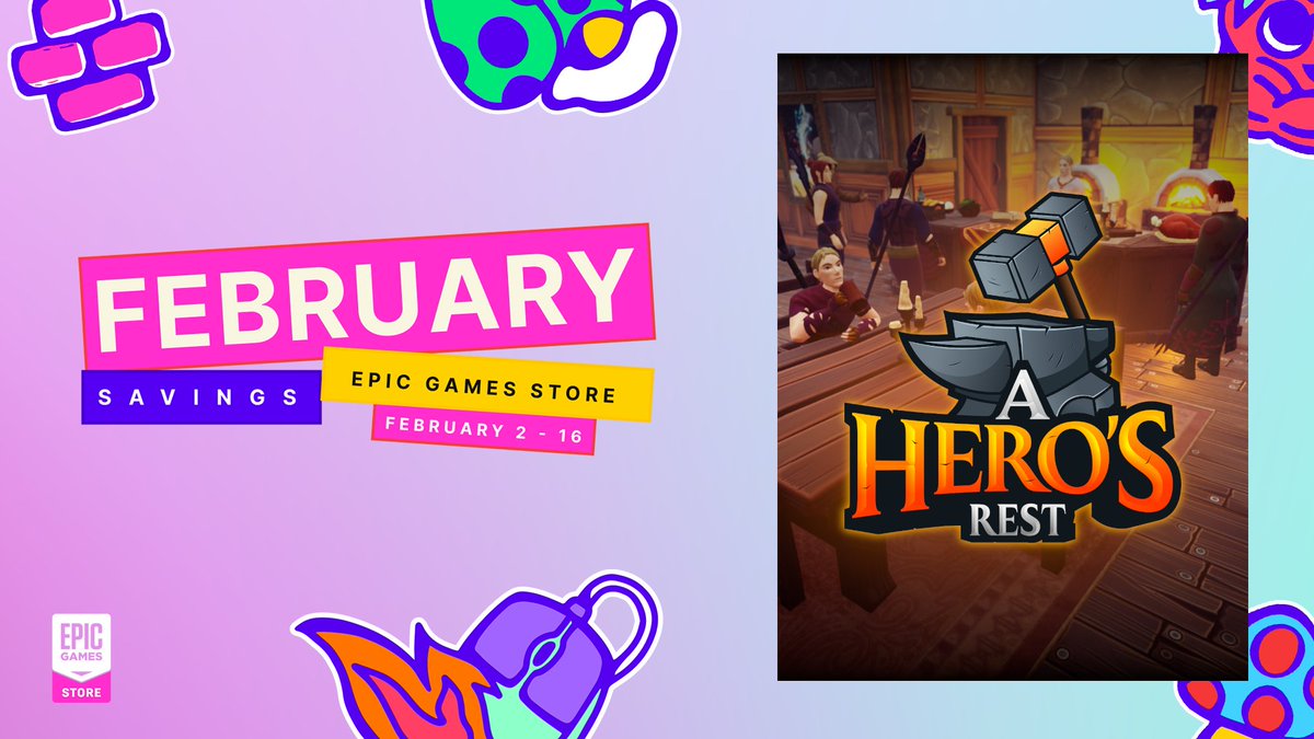 Start your weekend by creating your own adventure town in 🧙‍♂️ "A Hero's Rest" 🧙‍♂️

Now on sale in the #EpicGamesStore💰
tinyurl.com/AHerosRestEGS

#indiegame #pcgames #PCgamer #indiedev