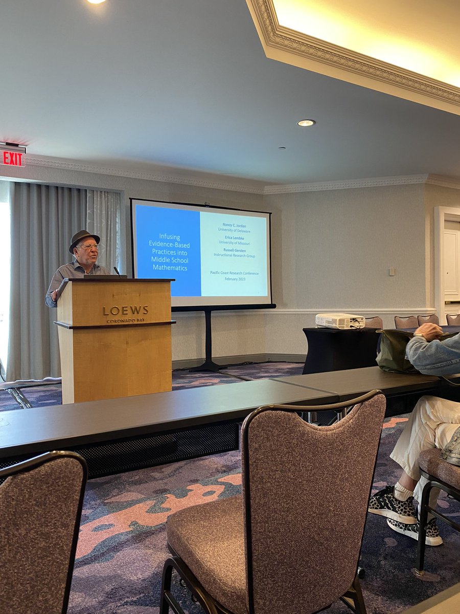 KatieBMacLean's tweet image. Evidence-Based Practices in Middle School Mathematics! #PCRC2023