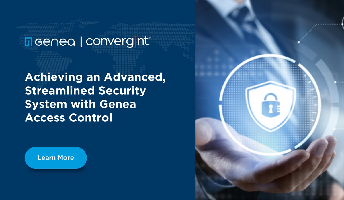 GetGenea's tweet image. It's time to unify your security. Learn how Genea and Convergint work together to help users streamline their access control using the cloud. #accesscontrolsystem #cloudtechnology hubs.ly/Q01B4RvK0