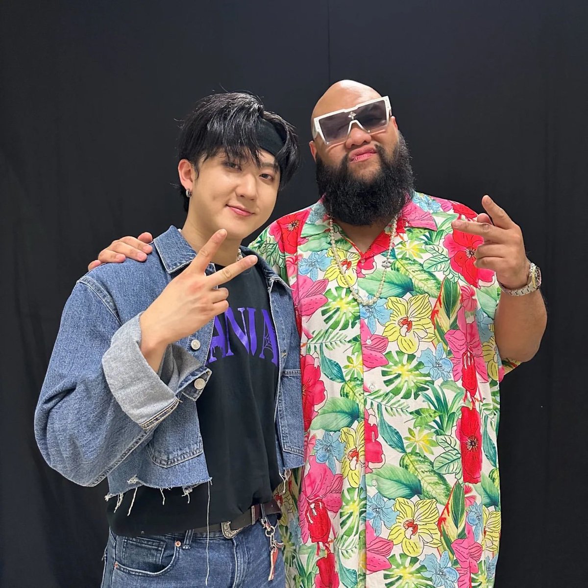 YES WE ARE ARE ARE ARE !!! Finally, We Met. BIG RESPECT Changbin @Stray_Kids . Thank you For Everything My Brother. Hope We Will Burn the Stage with @millimdk One Day . 💯💯💯💥💥💥🤜🤛🇰🇷🇹🇭 #2ndWorldTour_MANIACTH
