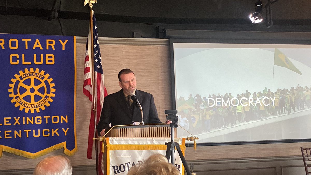 Very insightful presentation from University of Kentucky’s Patterson School of Diplomacy and International Commerce, Dr. Robert Farley