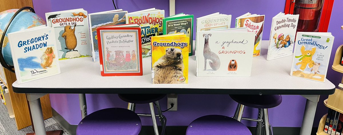 MCLibrarySMSD's tweet image. Happy Groundhog Day!! Another day for another great book! 📚