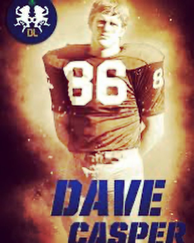 Happy Birthday to a spooky tight end! Dave Casper, \"The Friendly Ghost\"!   