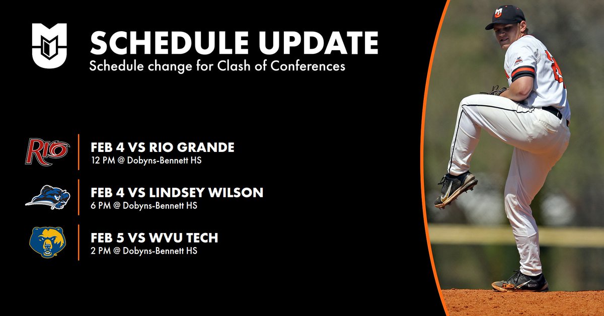 🚨 SCHEDULE CHANGE 🚨 

The Buffs will be in action now this upcoming Saturday &amp; Sunday with games being played at Dobyns-Bennett HS. Game times listed ⤵️